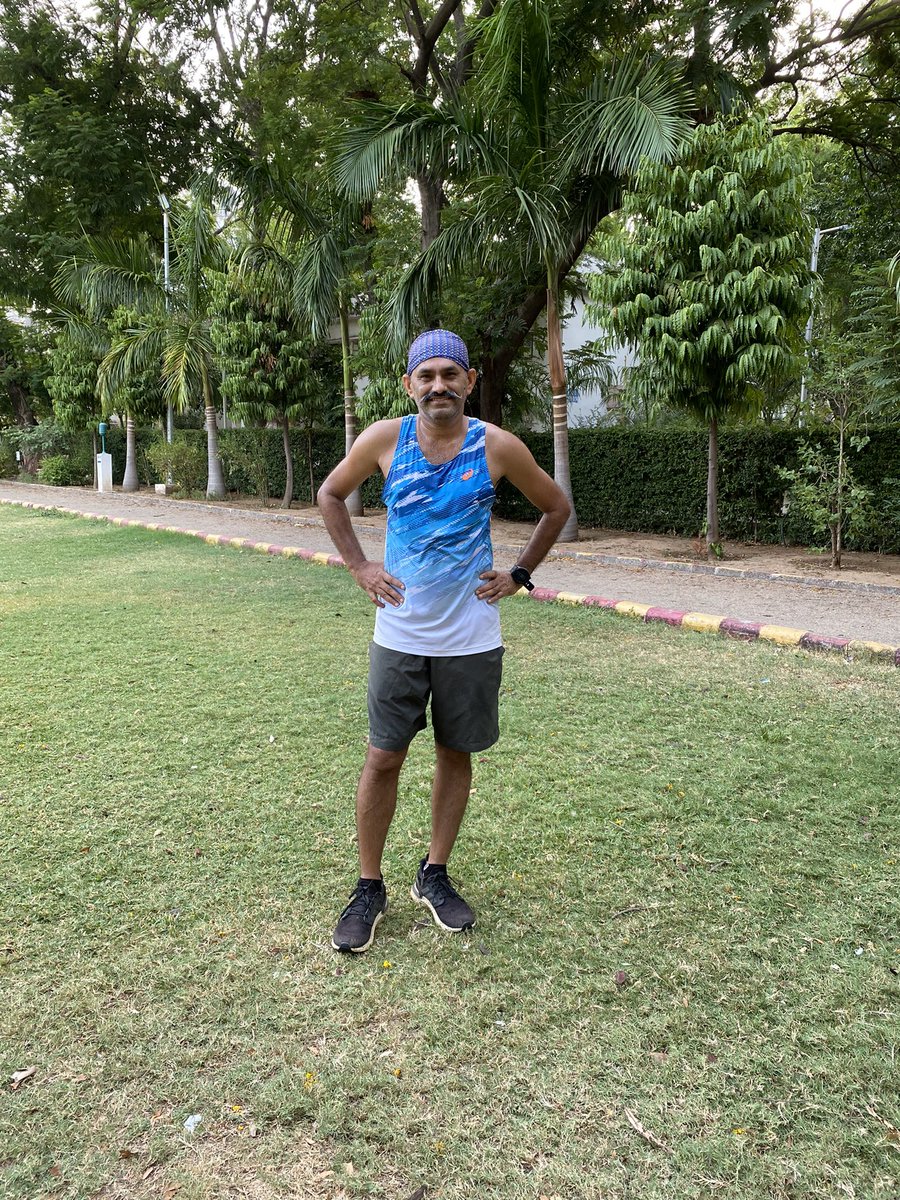 Wednesday Morning Run of 5 KMs. 
Character is the foundation of success. No matter how much talent or intelligence you have, you will not achieve lasting success without character.#running #corevalues #beliefs🙏