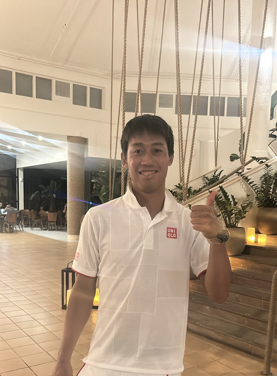 keinishikori's tweet photo. Very happy! https://t.co/9yhfy8vhkw