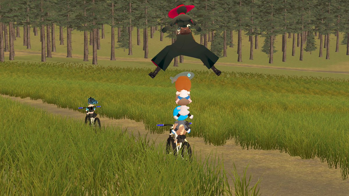 TropiGinger's tweet image. Strange creature spotted in the forest! 
.
.
 @bbybonito @Axl_g8r @doodledrop1 Sky_The_Fry and ahh I'm really bad with names help 🥹🥹🥹