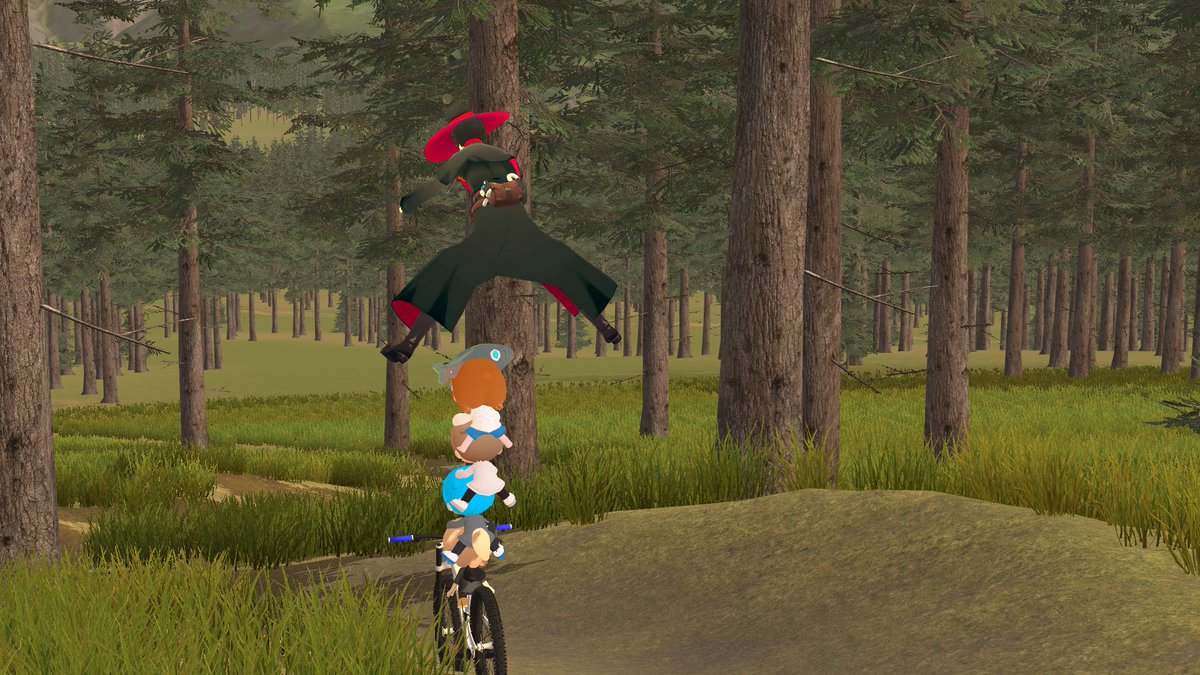 TropiGinger's tweet image. Strange creature spotted in the forest! 
.
.
 @bbybonito @Axl_g8r @doodledrop1 Sky_The_Fry and ahh I'm really bad with names help 🥹🥹🥹