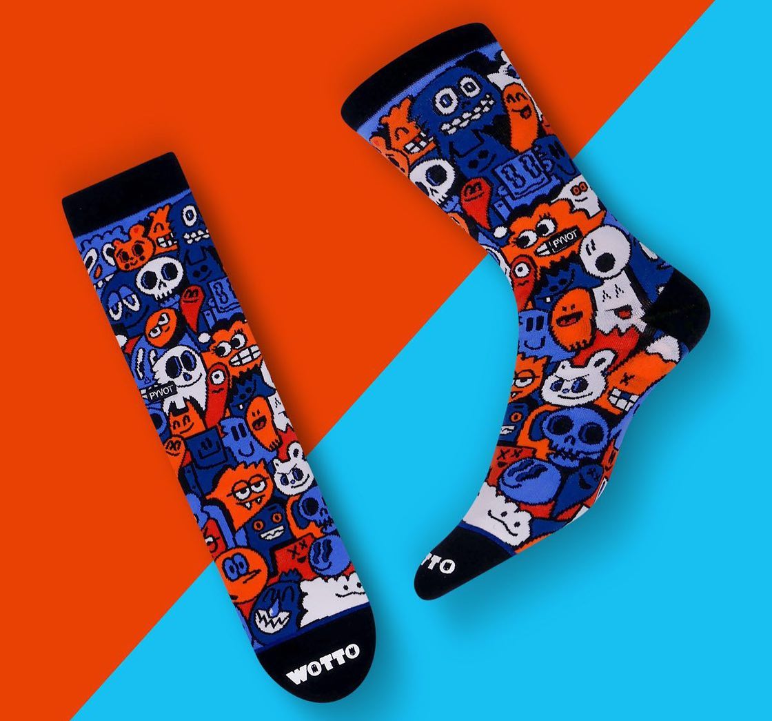I am very excited to announce that I have teamed up with Pyvot to launch some awesome doodle socks! They are a limited artists series, so if you like them, grab some. Get them here &gt;&gt;&gt;&gt; getpyvot.com/products/faces…