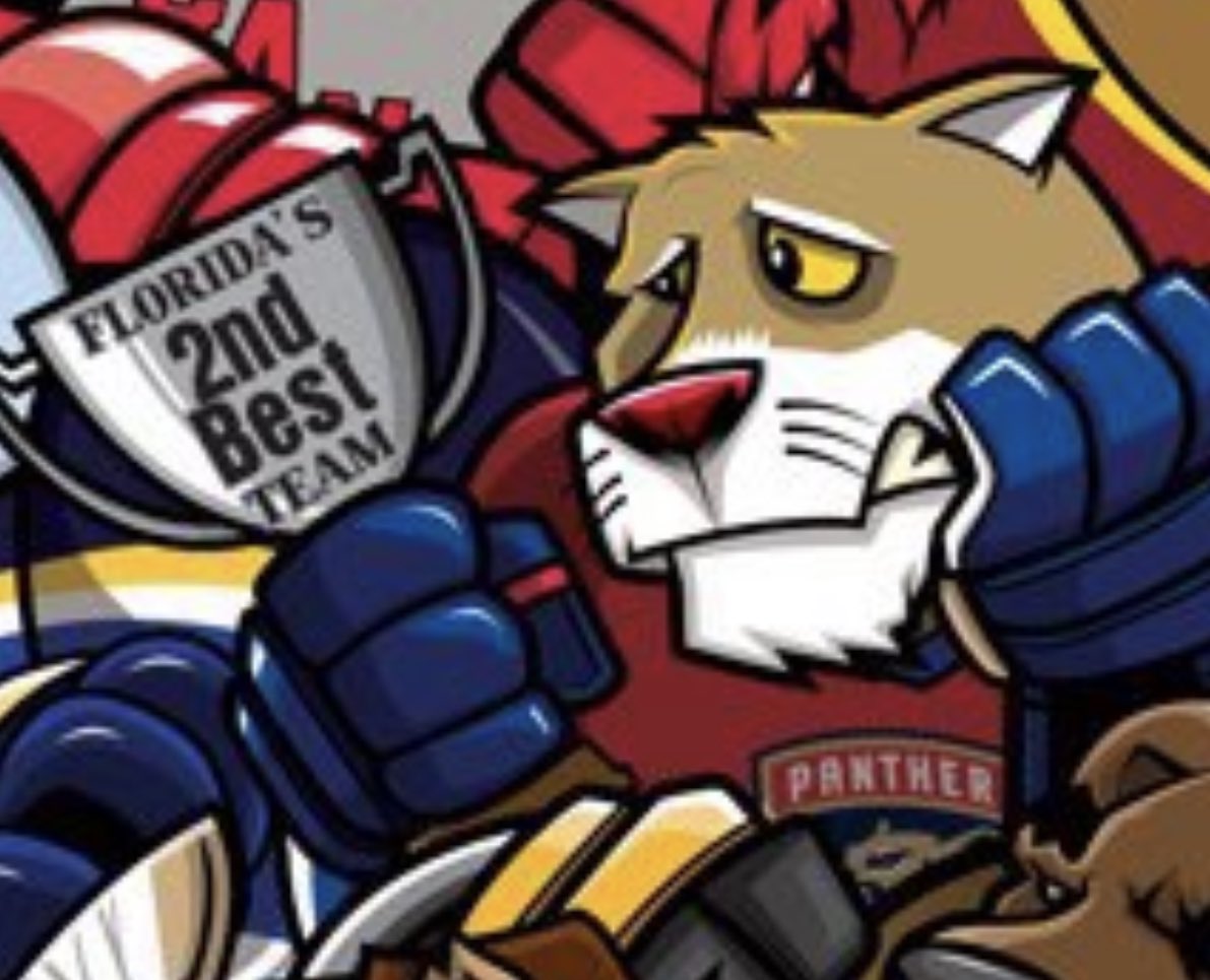 Weissy53's tweet photo. At least the Panthers still have a trophy https://t.co/lzDi6ntc2e