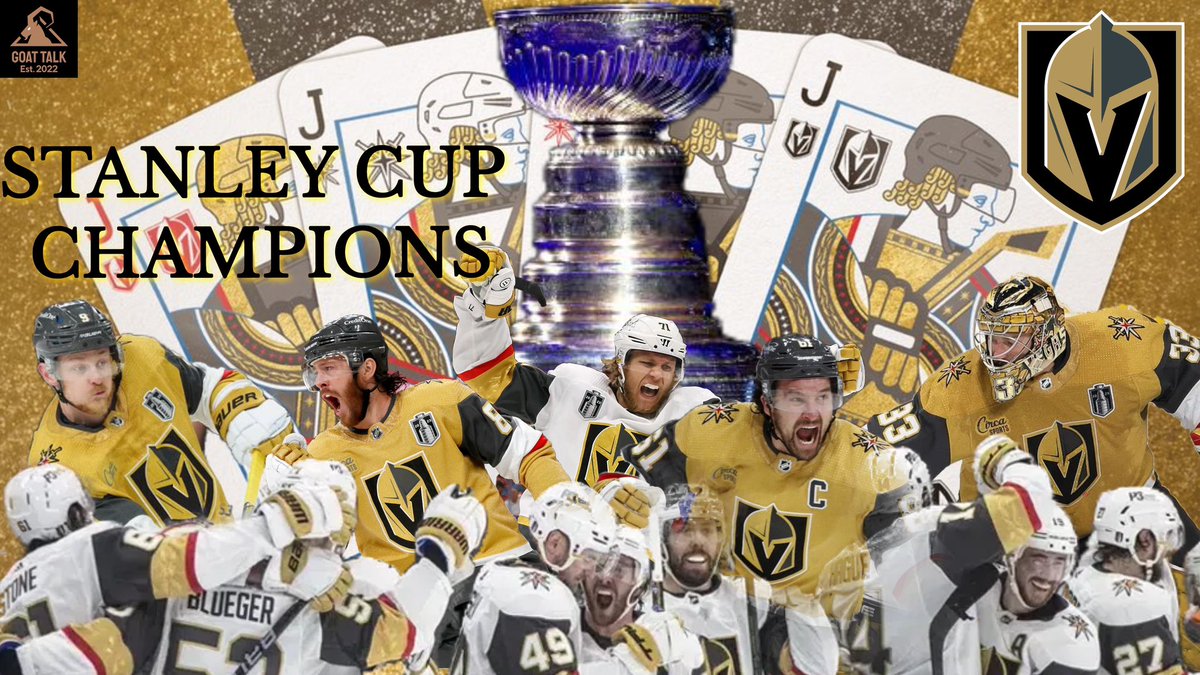 The Vegas Golden Knights Have Won The Stanley Cup!!! #NHL #NHLPlayoffs #StanleyCup #StanleyCupFinals #StanleyCupPlayoffs #UKnightTheRealm #VGK #VegasBorn