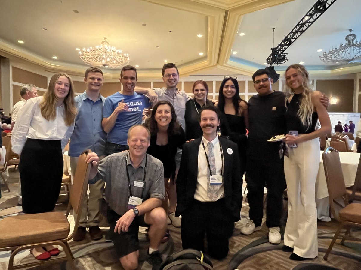 Utah students after a day of lobbying Congress - with VIP guest ⁦@andiemadsenn⁩ and a couple of token grownups. ⁦@citizensclimate⁩ #GrassrootsClimate #CCL2023