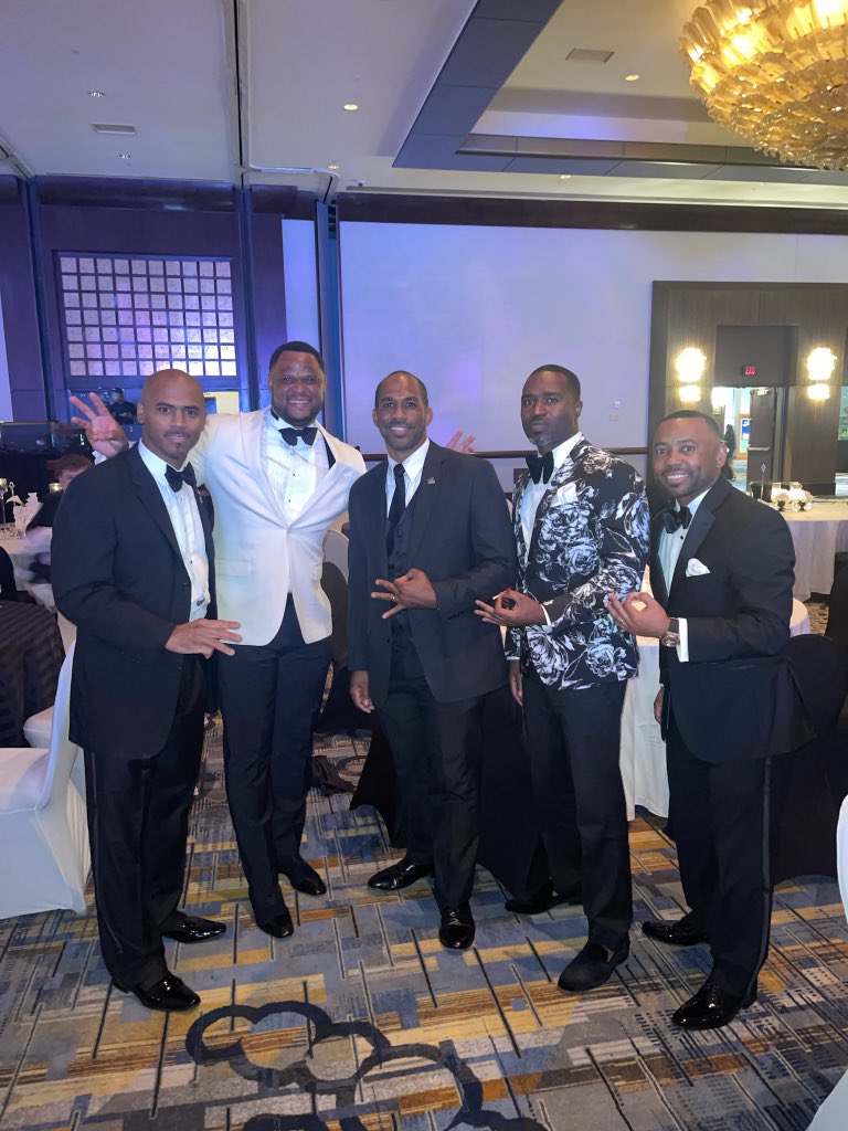teachspecialist's tweet photo. Had a blast at the 2023 KAψ Black &amp; White Scholarship Gala!! 👌🏾👌🏾👌🏾Beta Upsilon Nupes were in the building! https://t.co/RTJIl03hlP