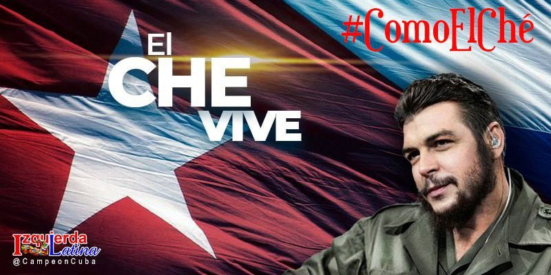 Queremos morir para vivir como tú has muerto,
para vivir como tu vives,
Che Comandante,
amigo. #ComoElChe #LatirAvileño #Cuba