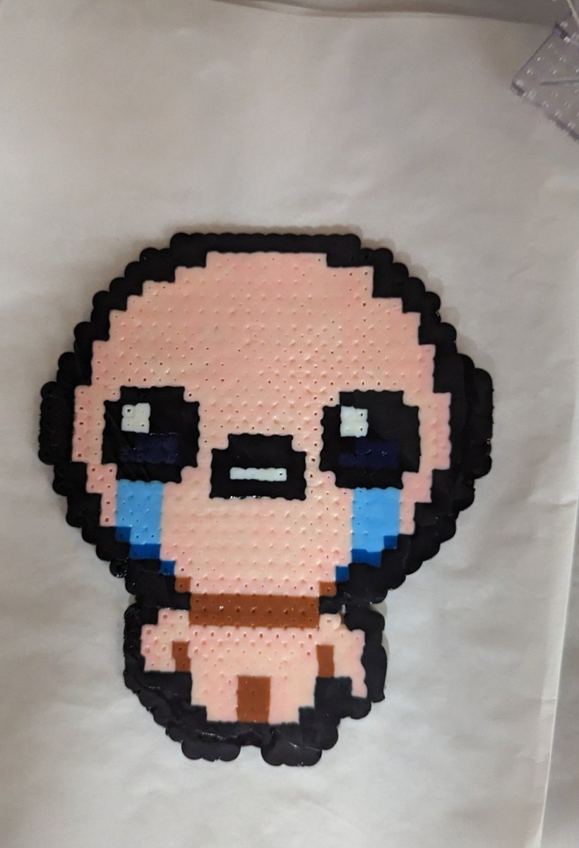 #tboi #thebindingofisaac
first time with perler beads so I made Isaac 😁