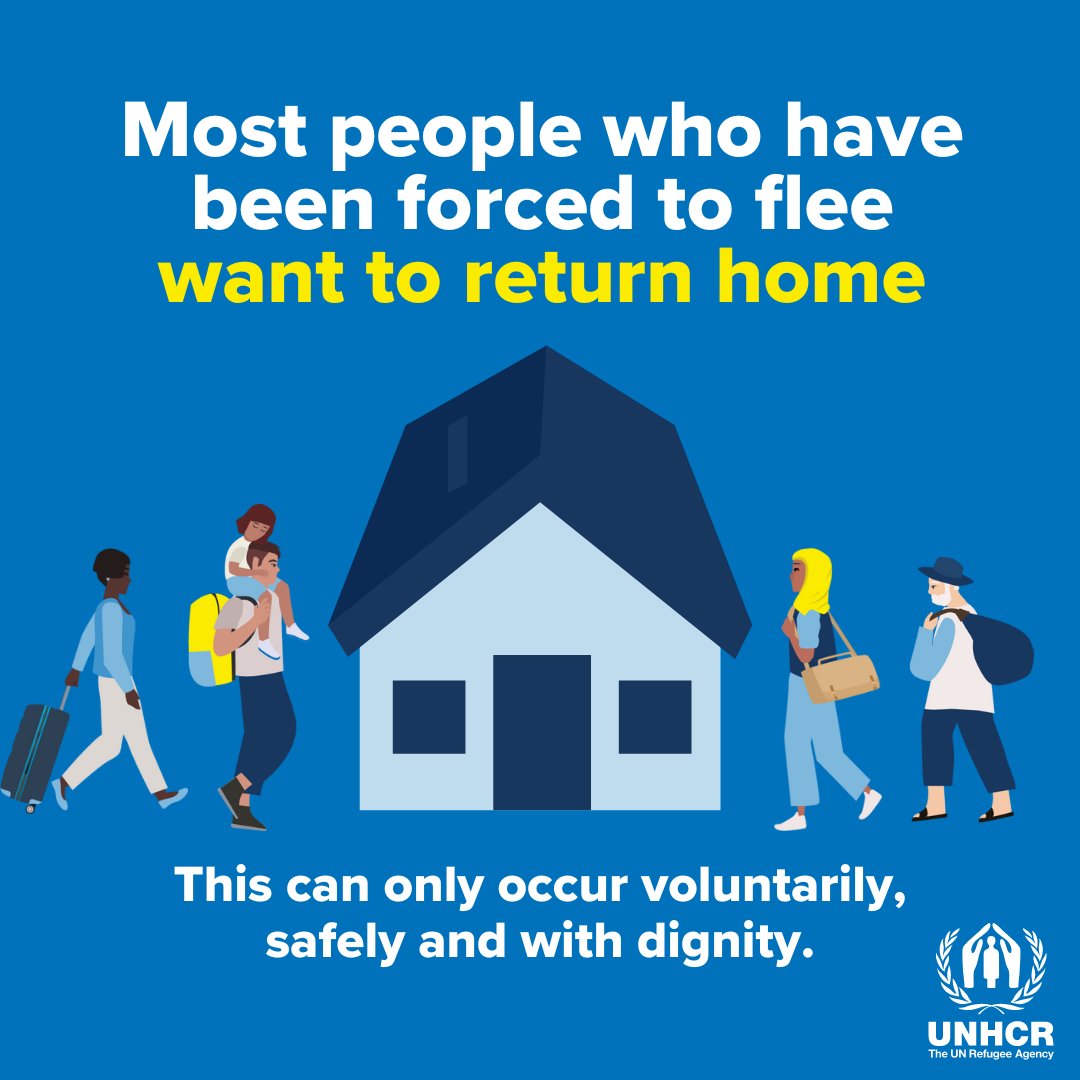 Fleeing to save your life isn’t a choice.
But standing #WithRefugees is.
Positive solutions exist to support people #ForcedToFlee – now is the time for politicians to prioritize peace and put them into action.

🔗unhcr.org/globaltrends

#GlobalTrends