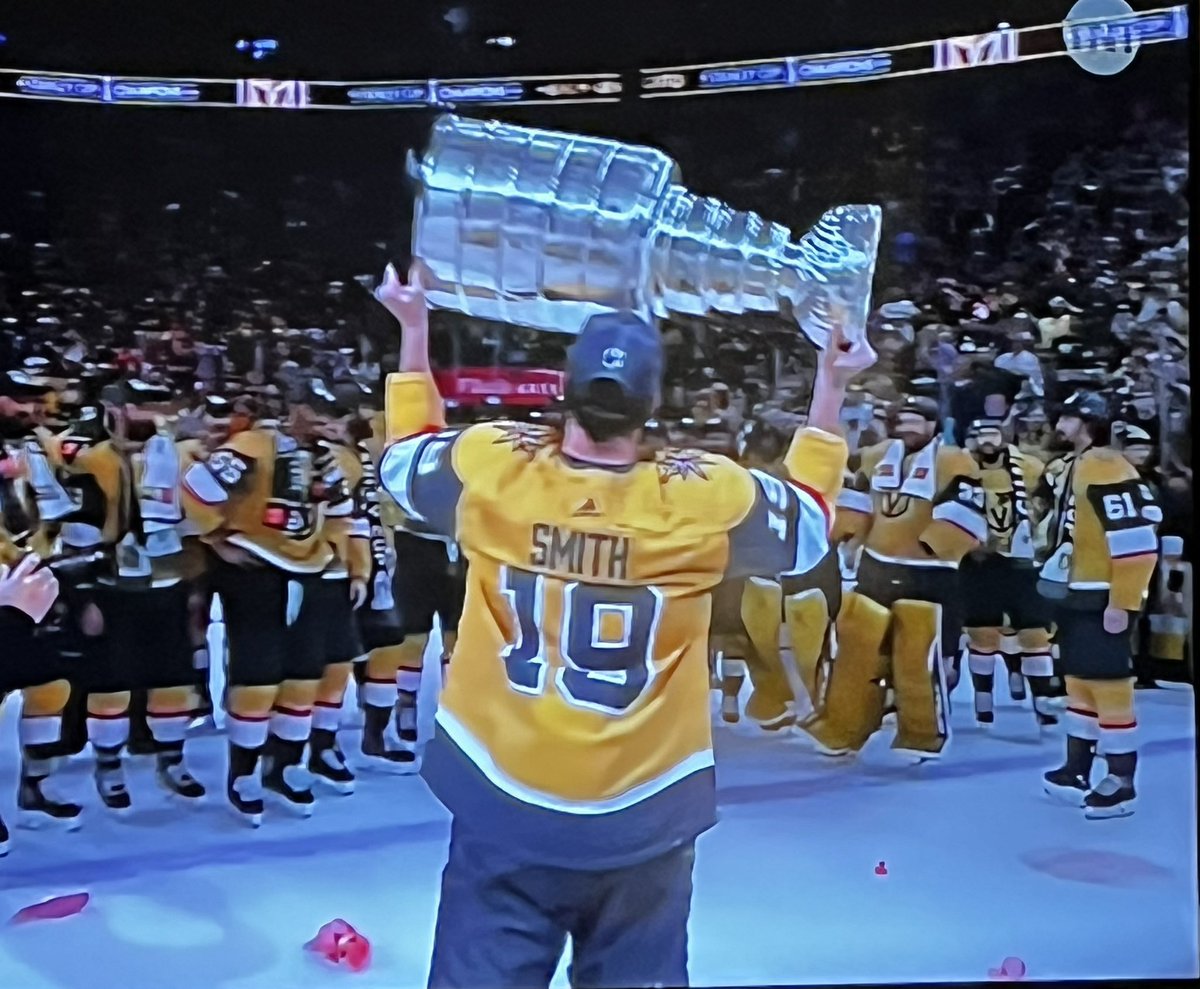 One of the most amazing traditions in sports #StanleyCup Congratulations Vegas and #BruceCassidy!