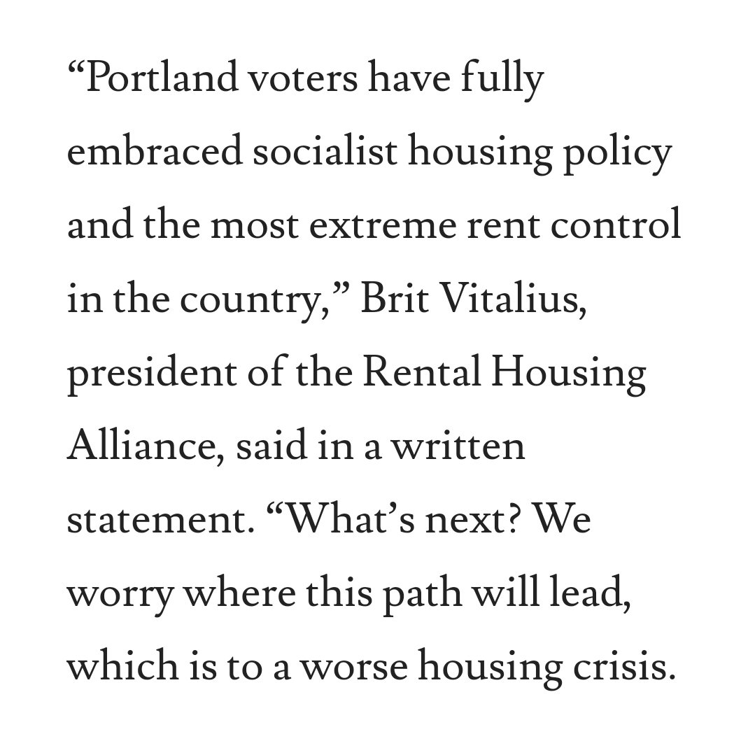 One city down. Next up Biddeford and Lewiston. Also our 'most extreme rent control' policy still lacks good cause.