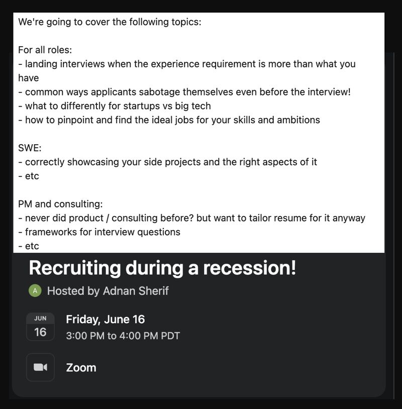 Wow! Over 100 signups already Love the energy! 🎉 Increased our registration limit to 200

Sign up for the presentation here! ➡️
lu.ma/g1w2ld2o?utm_s…

Here's what we are going to cover (see image)

What else do you want us to cover? 
Comment below and we'll bring on someone