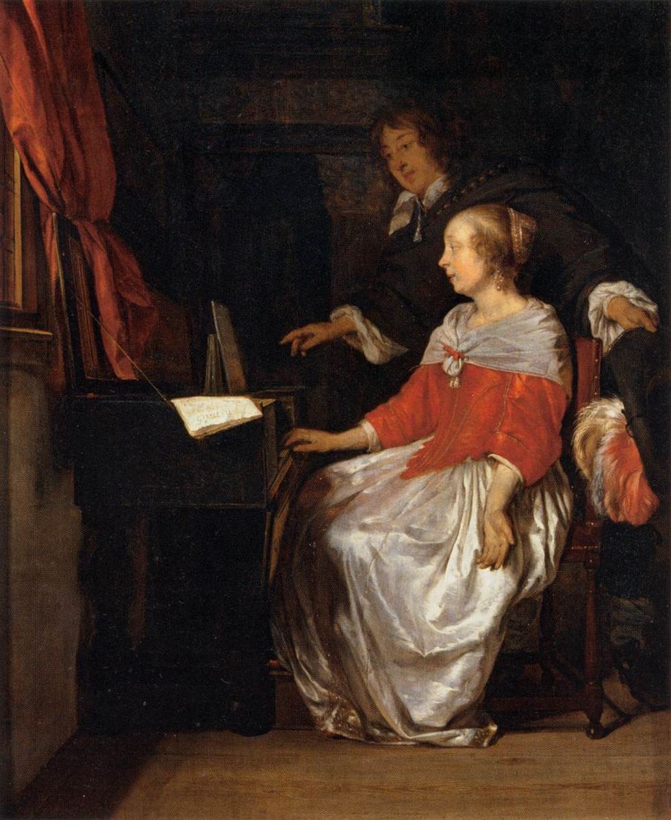 Gabriel #Metsu (1629-67)

- The #Virginal Player

#musicpaintings #art #14giugno #June14 #14Juin #14Junio #14Juni #14Junio #14Junho #Buongiorno #goodmorning #BuenosDias #GutenMorgen