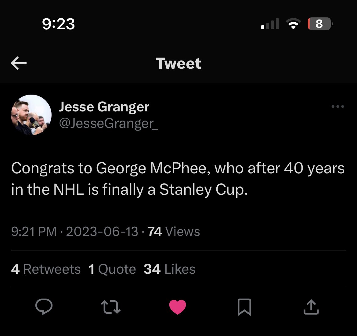 VGK_Muckey's tweet image. we saw it Jesse