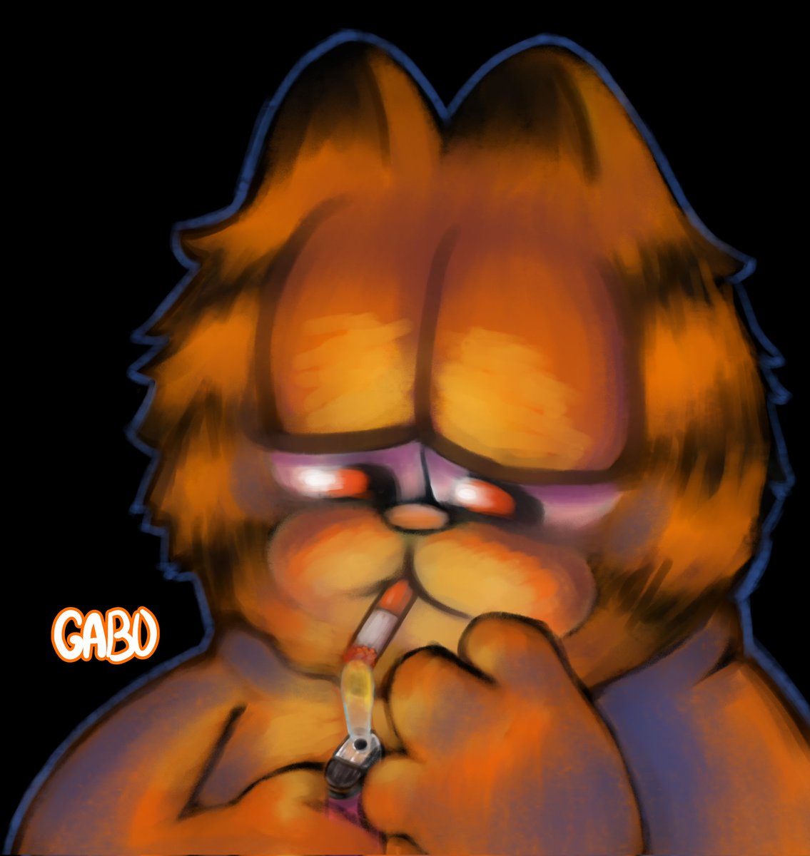gabozanahoria's tweet image. no tengo nada nuevo pero quiero subir algo asiq ahí esta un garfield del año pasado
#garfield #ilustration #digitalpainting #drawing #lasagna