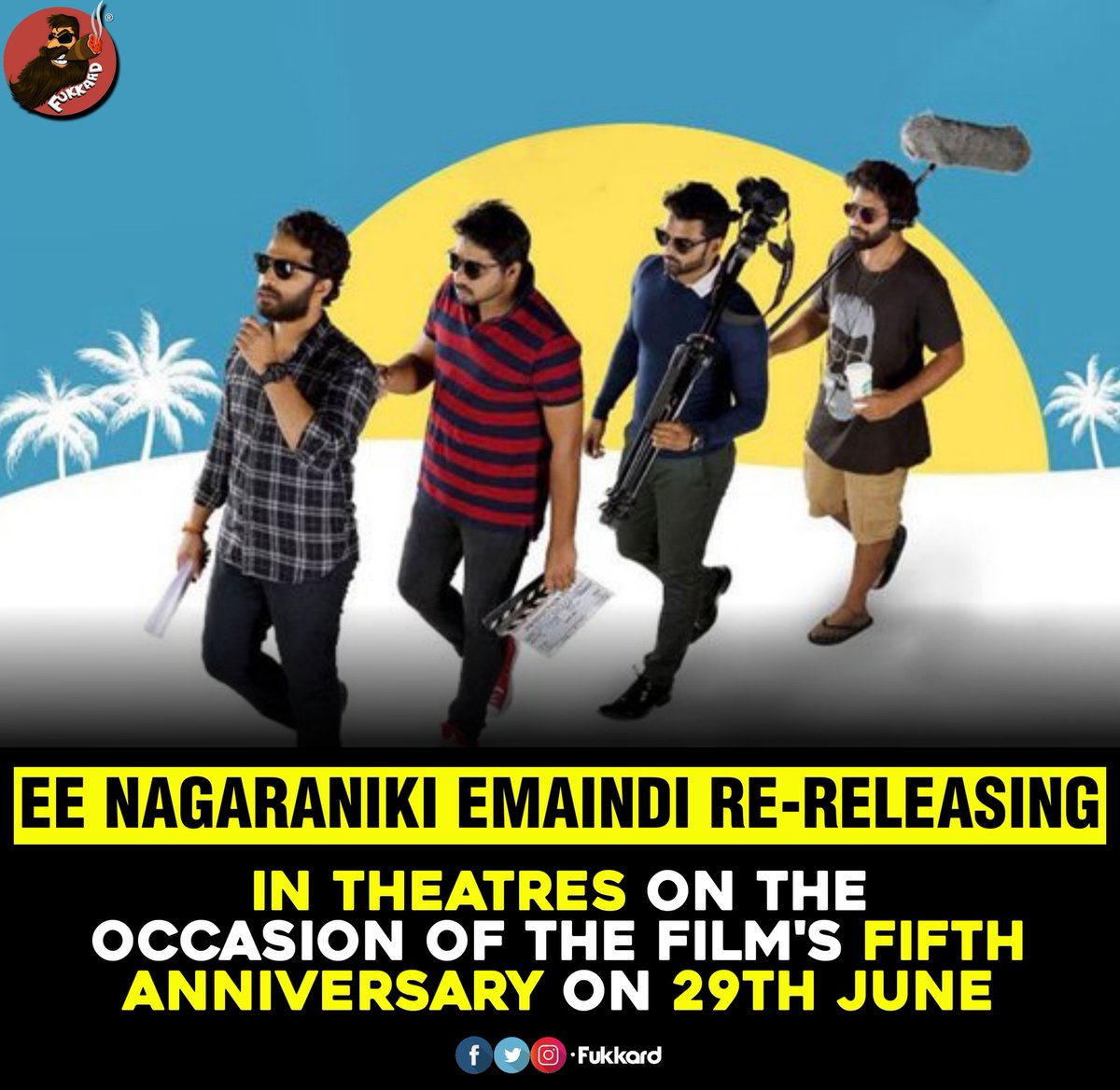 #ENE Re-Releasing on June 29th🤗

#EeNagarikiEmaindhi