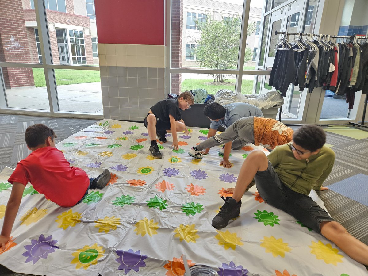 MrsSarahWaits's tweet photo. Twister at PACE!! 😆  #ceroars https://t.co/c0TZ6lgg4u