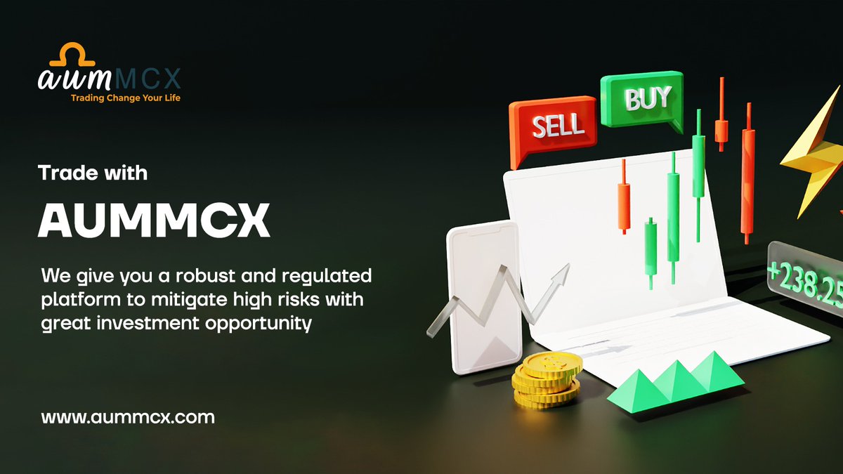AumMcx's tweet photo. Trade with AUMMCX – We give you a robust and regulated platform to mitigate high
risks with great investment opportunity
#trade #aummcx #investment #MCX https://t.co/hroCwwxBaa