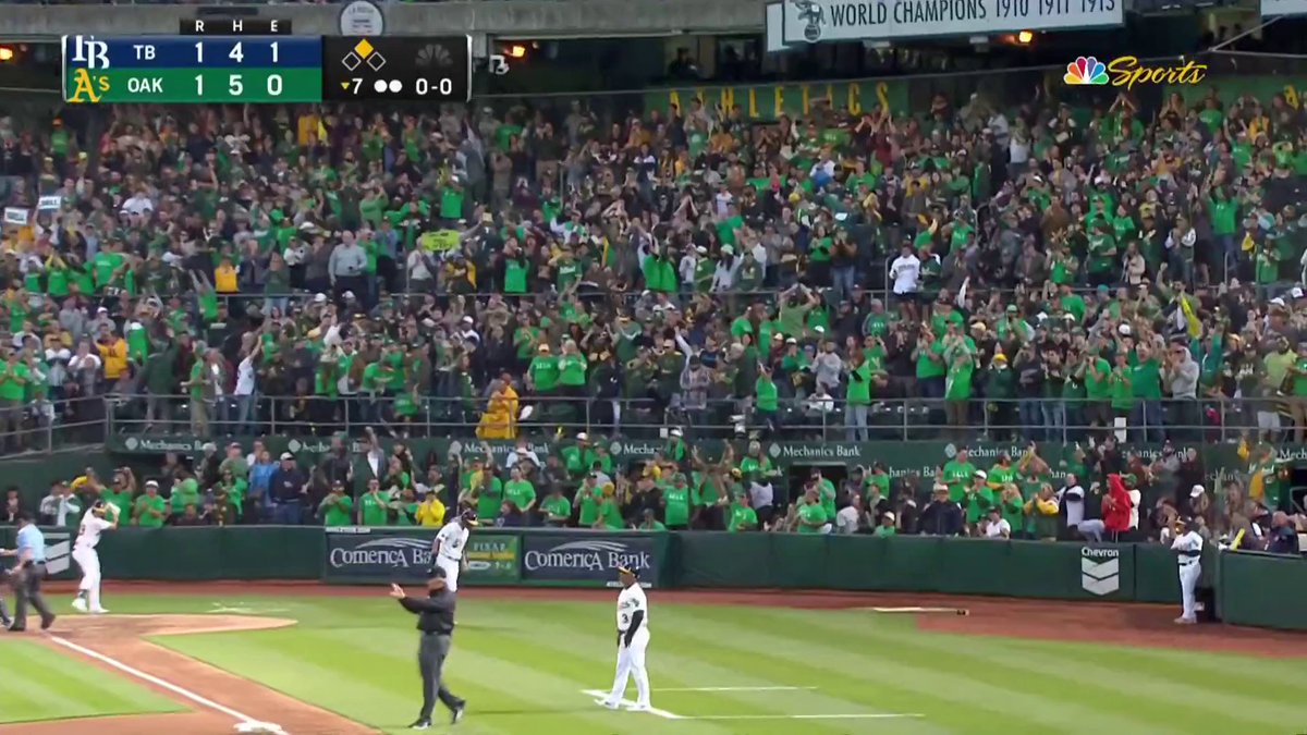 Foul Territory on Twitter "Bad night for the “A’s fans don’t care” crowd."