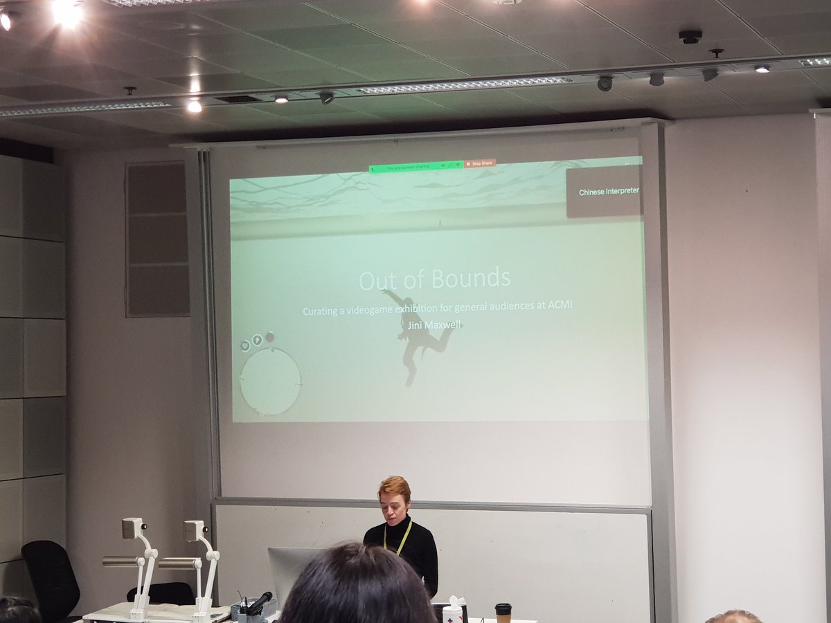 jemztones's tweet photo. closing #gsoap Games Symposium for Oceania and the Asia Pacific day 1 keynote: @astroblob with "Out of Bounds: curating a videogame exhibition for general audiences at ACMI", talking through the process and considerations behind the exhibition. https://t.co/kIoa600dJS