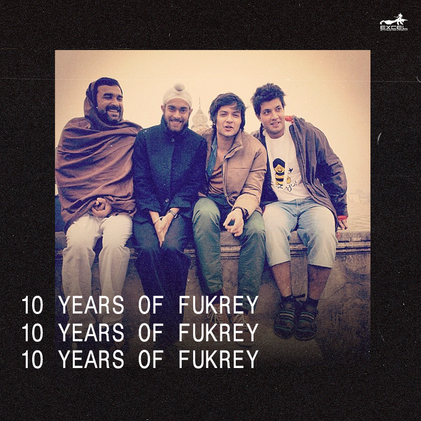 #Throwback to when we first met the Fukrey gang. Here’s to a decade of laughter, unending dreams and unforgettable friendships. #10YearsOfFukrey 

@PulkitSamrat @varunsharma90 @OyeManjot @RichaChadha @TripathiiPankaj @MrigLamba #AliFazal #Priyawajanand #VishakaSingh #KUMohanan