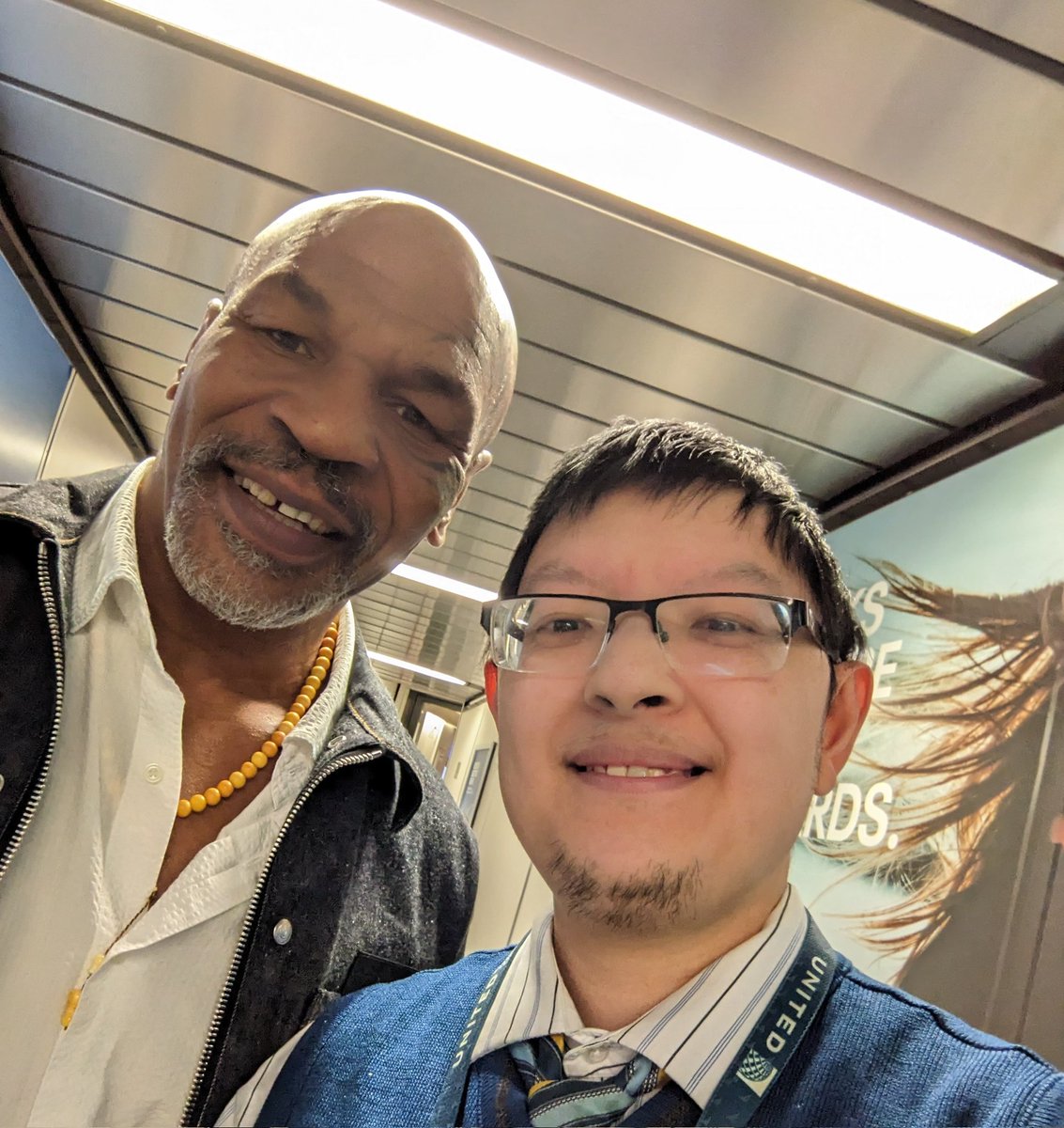 Spotted @MikeTyson. @united #beingunited #miketyson @EWRairport