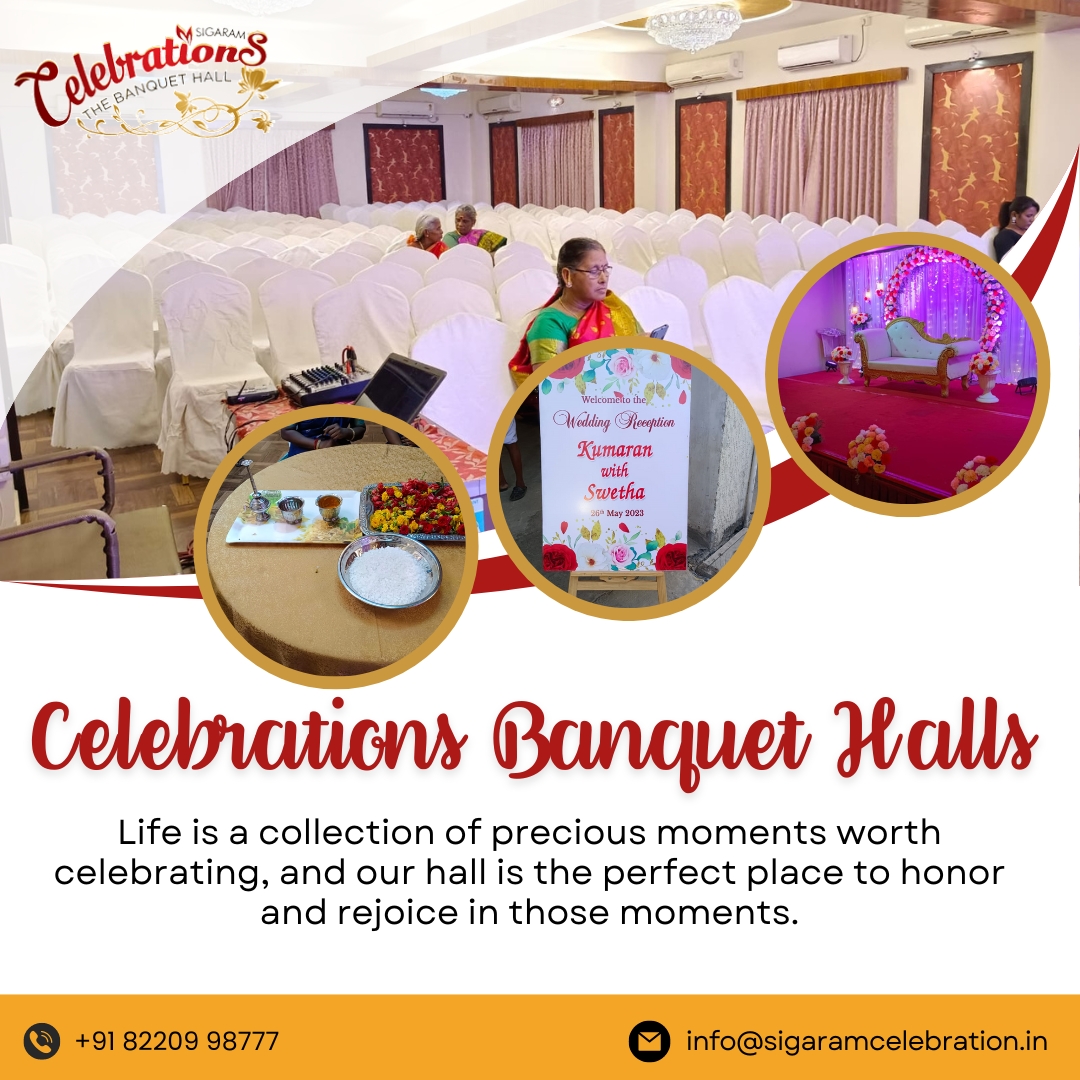 CsBanquethall's tweet photo. Creating Memories in Style: Witness the Splendor of a Remarkable Wedding Reception at Our Celebration Hall!
Set an appointment with Sigaram Celebrations The Banquet Hall for your Big Day.
Call us in 8220998777 to make your special day healthy https://t.co/KC3cEHE8fm