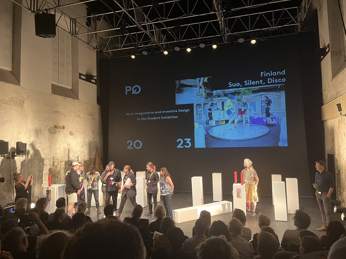 Theatre & Performance Design Journal (@tpdjournal) on Twitter photo Congratulations Finland for winning Most Imaginative and Inventive Design in the Student Exhibition! Well done to Ed Board member <a href="/SPantouvaki/">Sofia Pantouvaki</a> and the team for their support! <a href="/pq_festival/">Prague Quadrennial</a> Congratulations Finland for winning Most Imaginative and Inventive Design in the Student Exhibition! Well done to Ed Board member <a href="/SPantouvaki/">Sofia Pantouvaki</a> and the team for their support! <a href="/pq_festival/">Prague Quadrennial</a>