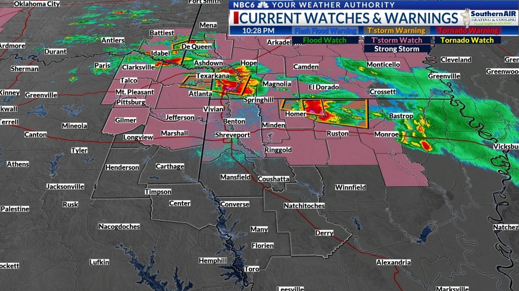 NBC 6 Weather on Twitter "WEATHER AUTHORITY ALERT...SHV issues Severe