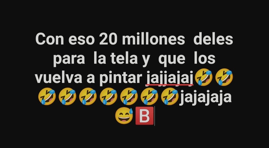maicol_124's tweet photo. @JorgeIvanOspina  y ya acaba el problema jajaja con eso 20millo y hasta le queda jajaja https://t.co/1RWY5vIZLa