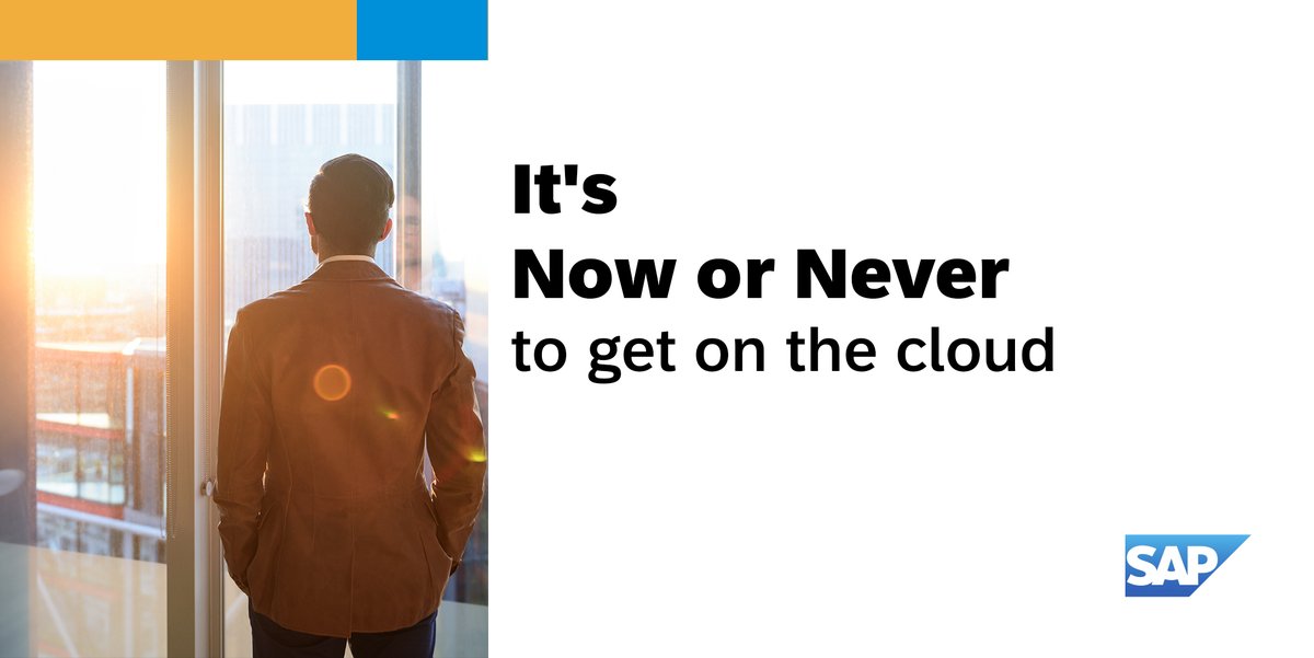 Do you think this is a risky time to invest in new technology given the bumpy global markets? 
Hear it from @hcltech who took their business-critical elements to the cloud with #RiseWithSAP and learn why this is a #NowOrNever moment - imsap.co/6013O2MEh
#India