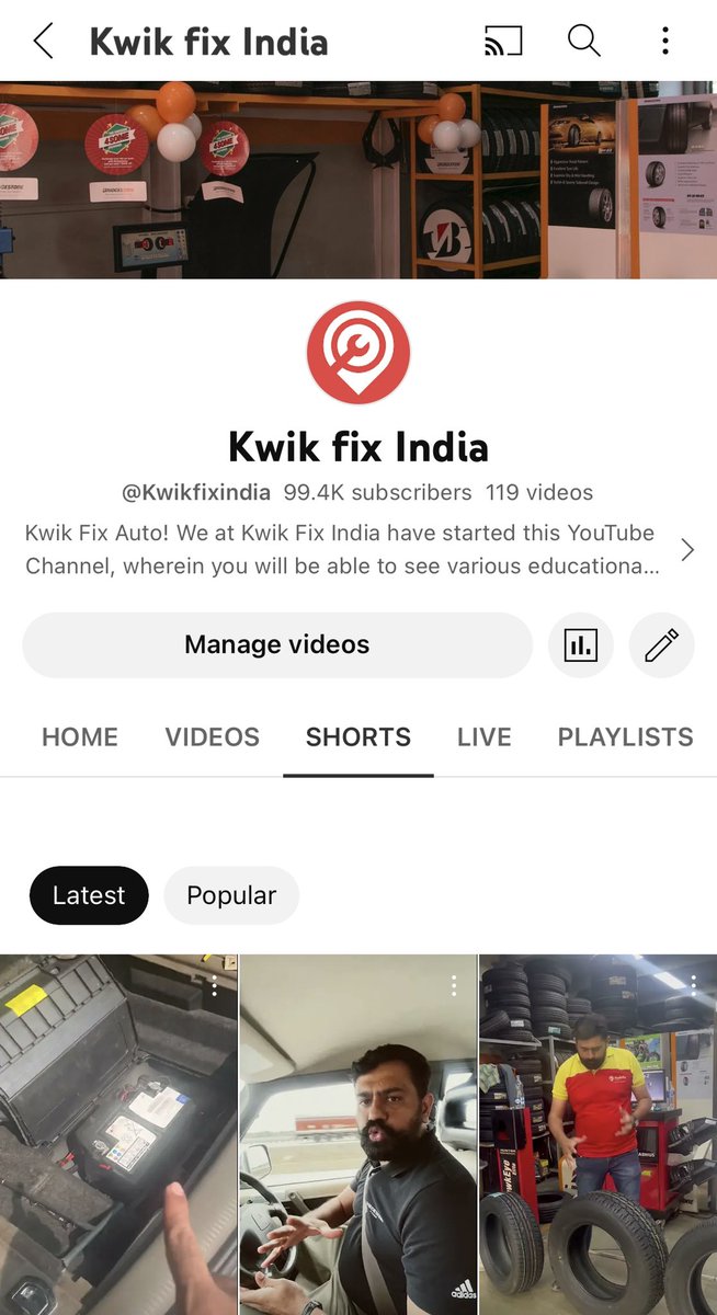 auto_kwik's tweet image. We are reaching 100k soon on our YouTube channel ! Setting up milestone for achieving any goal is very important.

If you like automotive content and want to learn and know more , please hit the subscribe button and be a part of our family. 

linkopener.co/kwik-fix-india

#kwikfixauto