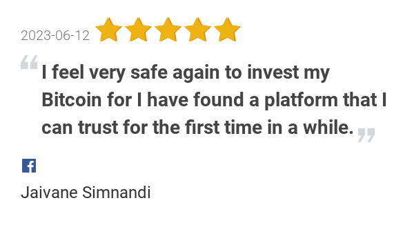 sirensongmg's tweet photo. New 5.0-star Review: "I feel very safe again to invest my Bitcoin for I have found a platform that I can trust... https://t.co/T5Db1H4T8E