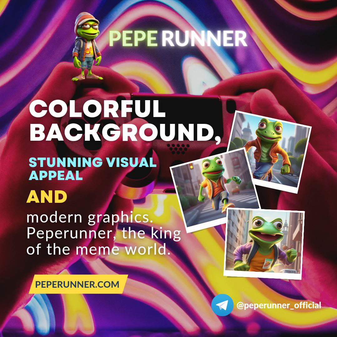 The ruler of memes has arrived! #PEPERUNNER is the new game project taking the crypto world by storm! 

x.com/peperunner

#PEPERUNNER #PEPE #PepeWarriors #HopToVictory #P2E #Play2Earn