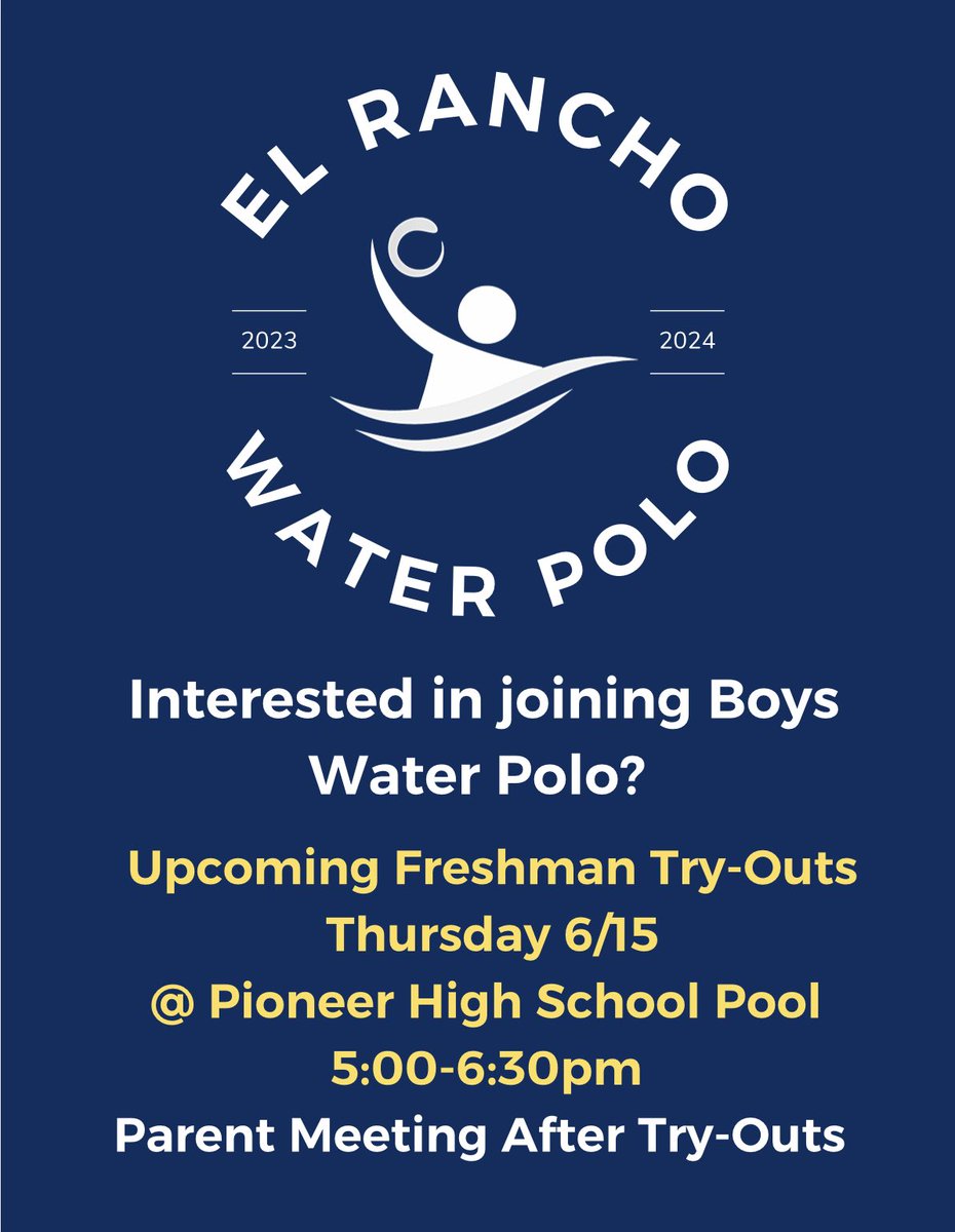 Thursday will be try-outs for upcoming Freshman BWP. See you all then! 
<a href="/ERHS_Athletics_/">El Rancho High School Athletics</a> <a href="/ElRanchoHSASB/">EL Rancho ASB</a>