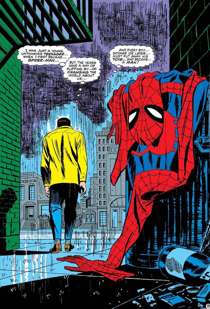 SalSaysWhat's tweet photo. Once I got to watch John Romita draw in person, and it was like magic. We lost a legend. https://t.co/a6t53G4BkX
