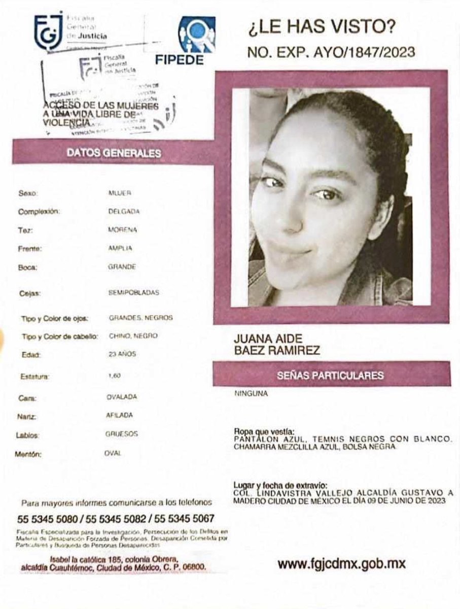 Medxsan's tweet photo. Aunque podemos empatizar con otros dolorosos casos, definitivamente el corazón se daña 3 veces más cuando a un ser querido le sucede algo malo😪

Juanita, te queremos de regreso mi niña.

9 de Junio DESAPARECIDA
@womensonfire 
@FiscaliaCDMX 
@AAMBER_mx https://t.co/7be5lkVL5u