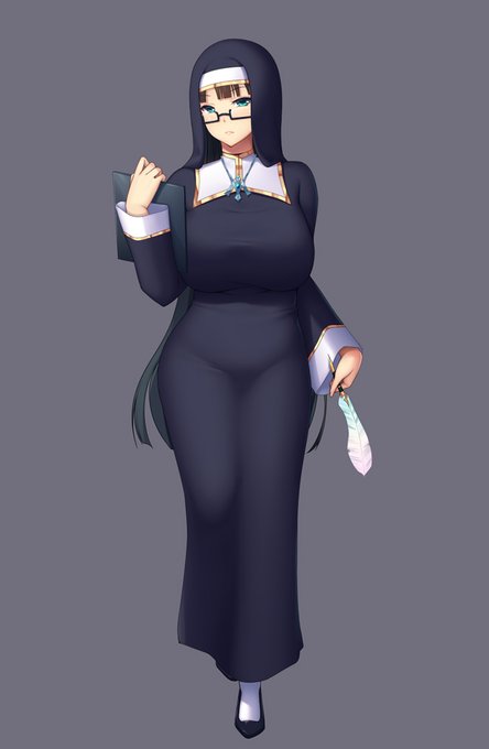 シスター:リーノ=レンドル
修道院でのエルザ治療時の記録係
冷たい顔で「2分12秒、潮吹き少量」とか恥ずかしい記録を取ります

仕上げてずいぶん経つけどなんか最近こいつが妙にエロく感じます 