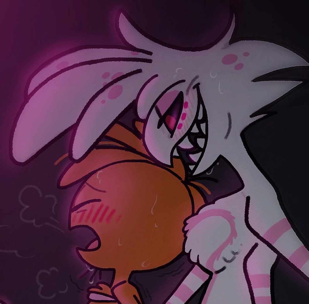 BadontheBeach's tweet photo. Wander and Angel Dust? Well…! 🤭

#NSFW #WanderOverYonder #HazbinHotel https://t.co/yY4rljeT9R
