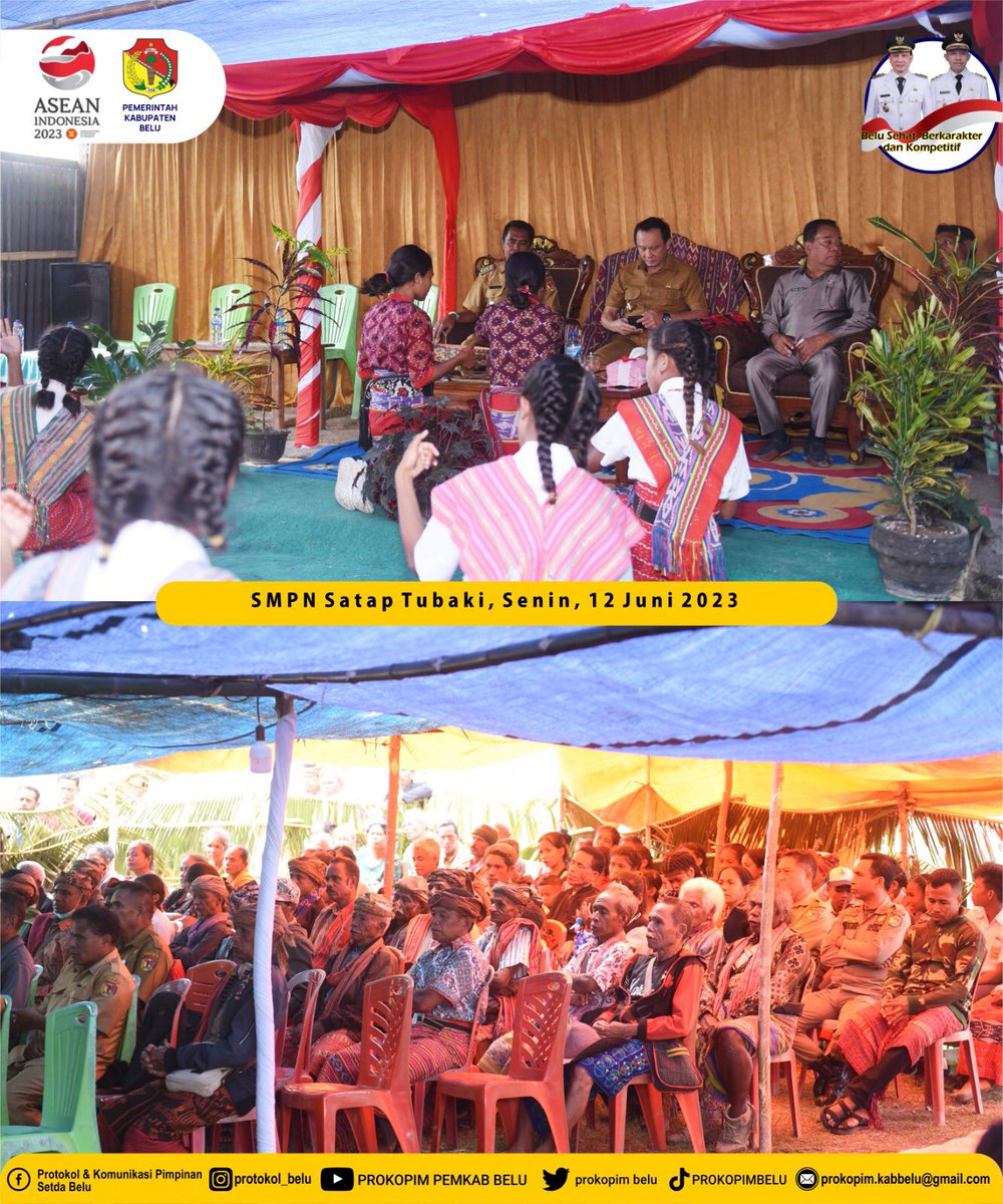 prokopimbelu's tweet photo. Kami Orang Batas Tetapi Kami Tidak Terbatas. #bupatibelu
#wakilbupatibelu
#sekdabelu
#atambuakotaperbatasan
#pemkabbelu
#belusehatberkarakterdankompetitif
#perbatasanindonesiatimorleste
#prokopimbelu                                 #PemprovNTT https://t.co/FvpTcA3aje