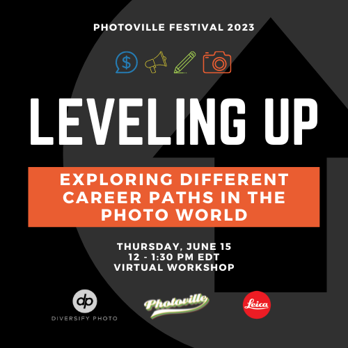 DiversifyPhoto's tweet photo. Register for @DiversifyPhoto +@photoville's workshops supported by @LeicaCameraUSA

Session 2 "Exploring different photo-based career paths" is TOMORROW 6/15 @ 12pm ET. 
Featuring @redeyereps, @theluupe, Wendy Correa, @AndreaWise_ 

https://t.co/RYiQAeuNKT https://t.co/RZvIf1dbDS