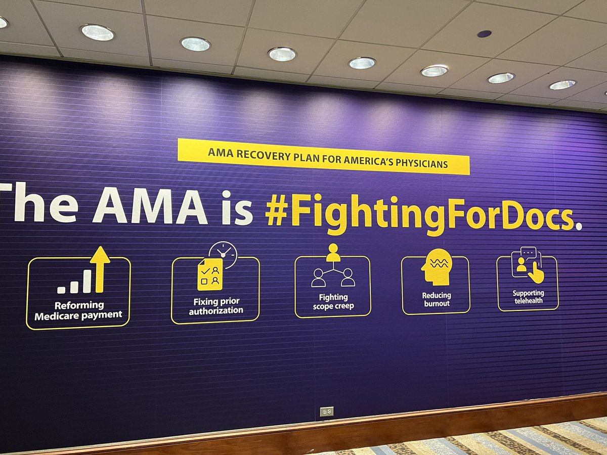 Before I joined @AmerMedicalAssn, I wasn't sure where they stood on fighting for physicians. I have been pleasantly surprised this week to see the recovery plan which beautifully lists the following objectives. #fightingfordocs 👉🏻 ama-assn.org/amaone/ama-rec…