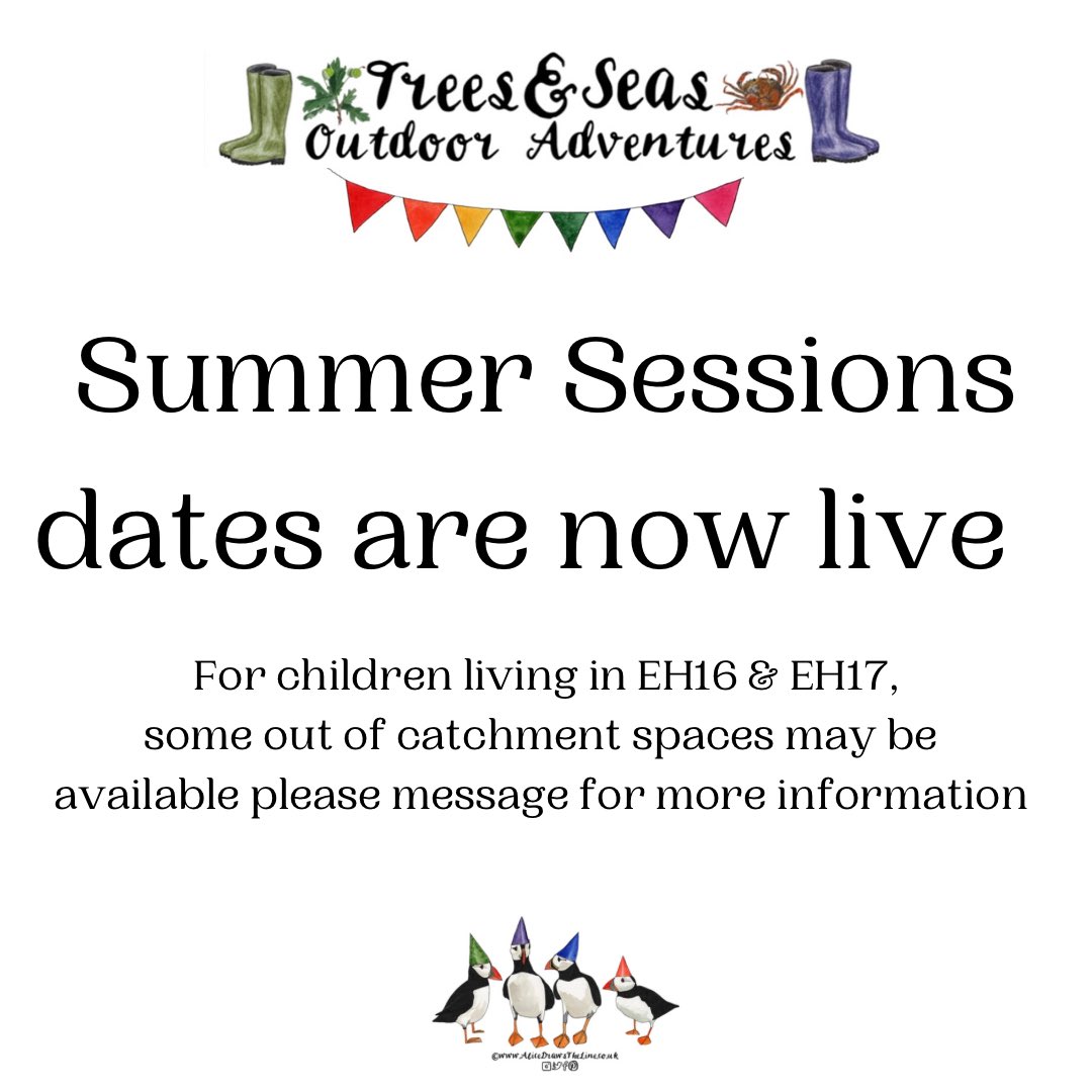 trees_seas's tweet photo. Summer Sessions are now live!! Lots of FREE Sessions available for local families #EH16 #EH17 #outdoorplay #summer #nature 
@Thrive_Outdoors @EdinUniLocal @BridgendFarmhse @CraigmillarFest @CraigourFamily @LibertonPrimary @GilmertonPs @GracemountPS @FrogstonPS @stcathsedin https://t.co/ckD07gyDei