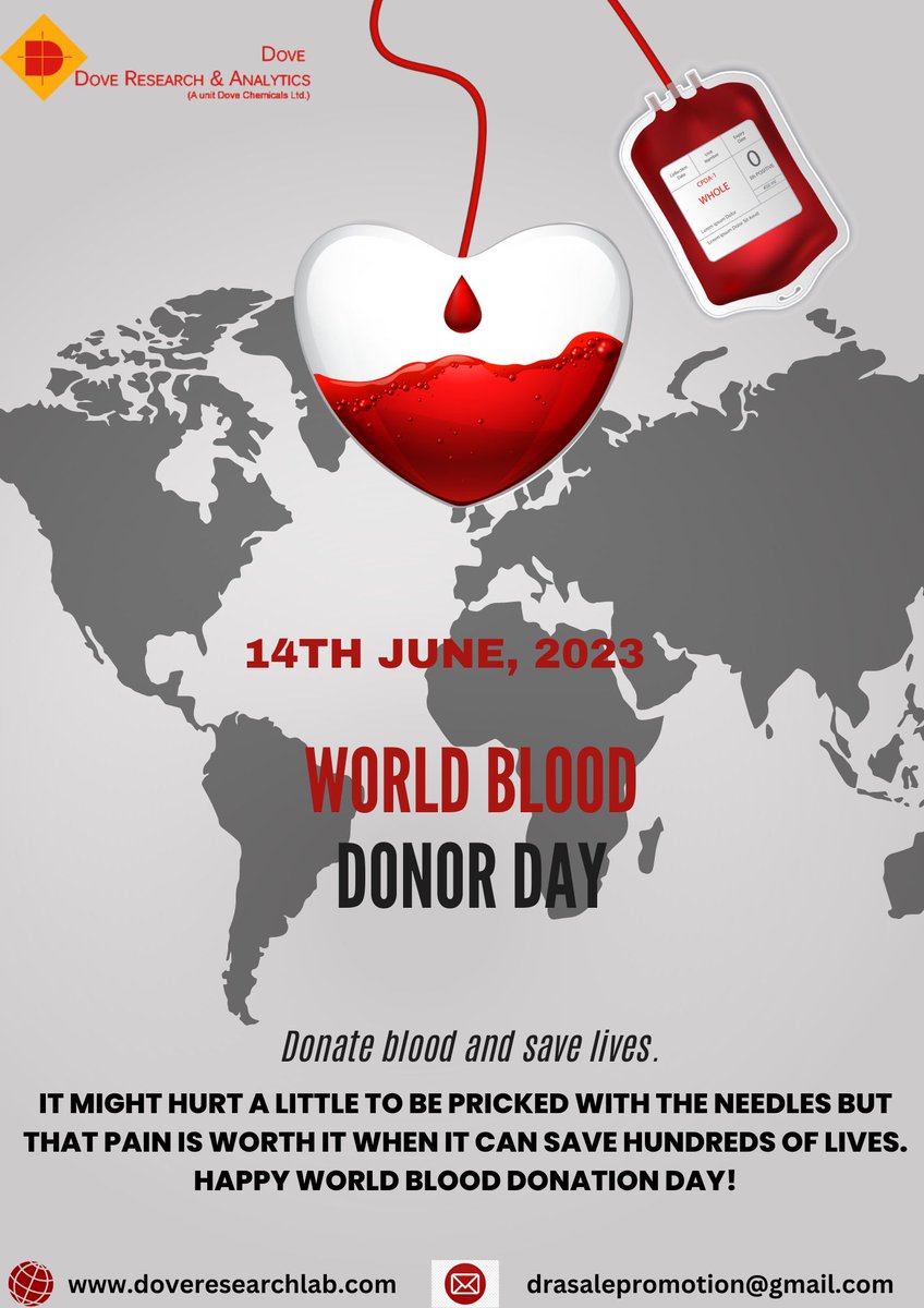Doveresearchpkl's tweet photo. Donate blood and be the reason for a smile on someone`s face.
#worldblooddonorday #awareness #doveresearchlab #India https://t.co/bVvCxZIPQ3