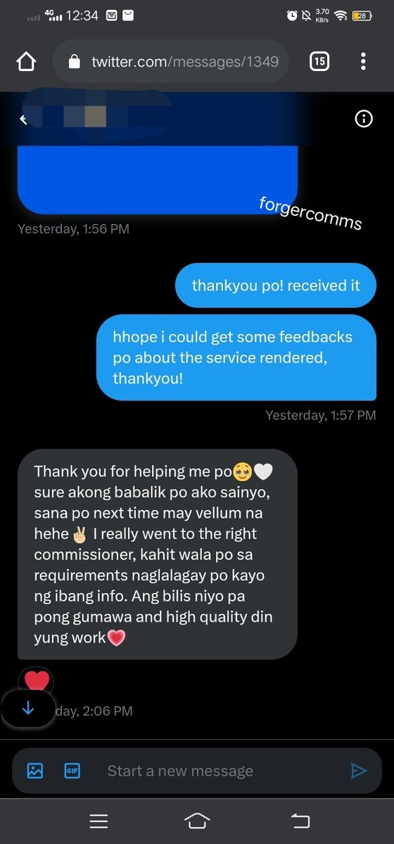 forgercomms's tweet photo. 5/5 MANUAL sheets worth 6.3k completed! 🤍
So fulfilled as your commer 🥺
#forgercommsfeedbacks https://t.co/Wo30YWwkIX