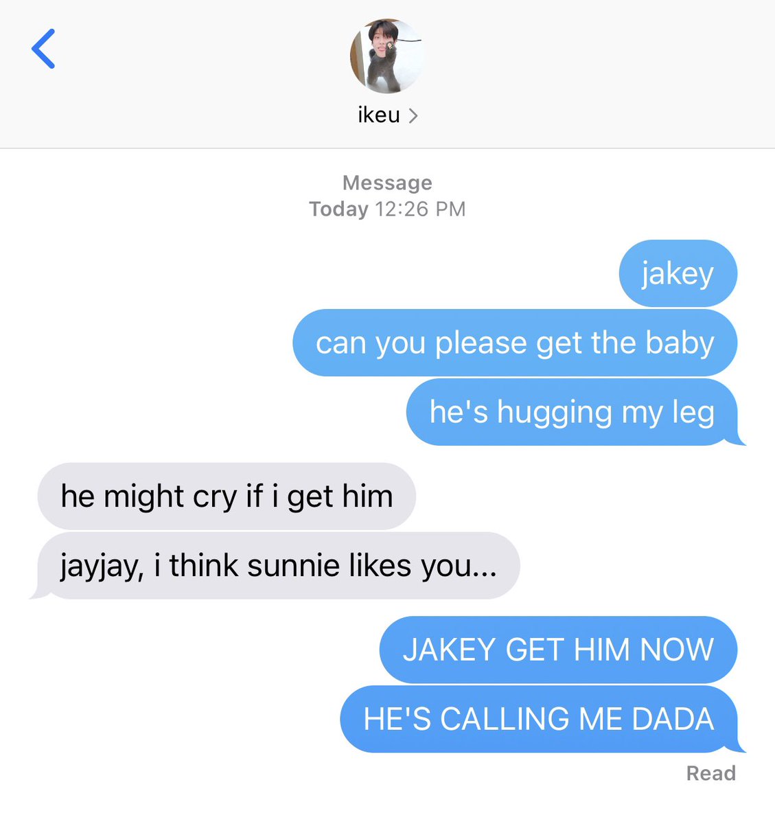 diorciqs's tweet photo. be my baby,

a #sunjayke au wherein bestfriends jay and jake are tasked to babysit baby sunnie for a day.

and discovering how adorable jay is with kids, jake found his potential husband (platonically). https://t.co/UEdTjiIsx3