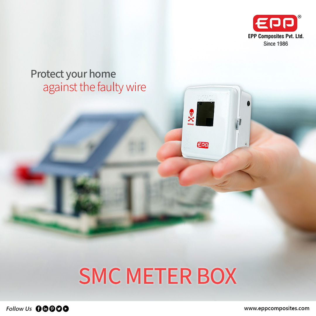 SMC Meter Box
Protect your home against the faulty wire

#eppcomposites #smcmeterbox #exportersindia #smcmeterbox #frpproducts #frp #noncorrosive #discom #electricalindustry #generalindustries #retailmarket #solar #smartcity #meterandswitchgearmanufacturers