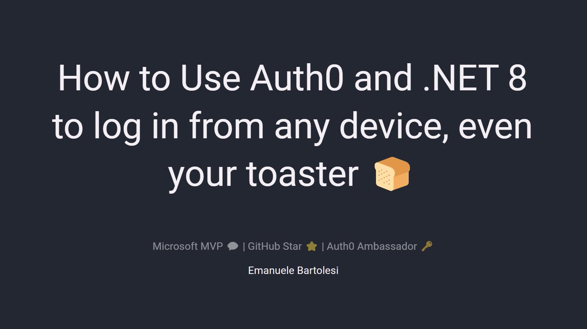kasuken's tweet image. The slides for tomorrow meetup are ready.

#speakerlife #auth0 @Auth0Ambassador @Auth0Community