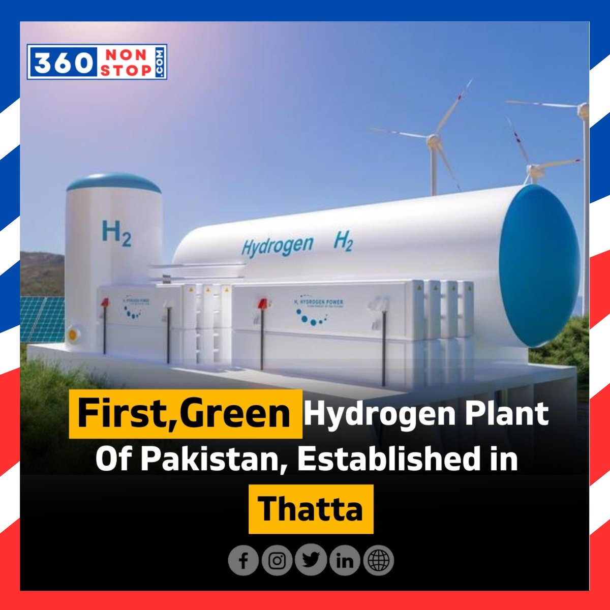 First, Green Hydrogen  Plant Of Pakistan  Established In Thatta .

#GreenHydrogenPlant #HydrogenProduction #CleanEnergy #RenewableEnergy #ThattaPlant #SustainableTechnology #HydrogenFuel #EnergyTransition #GreenTechnology #360nonstop