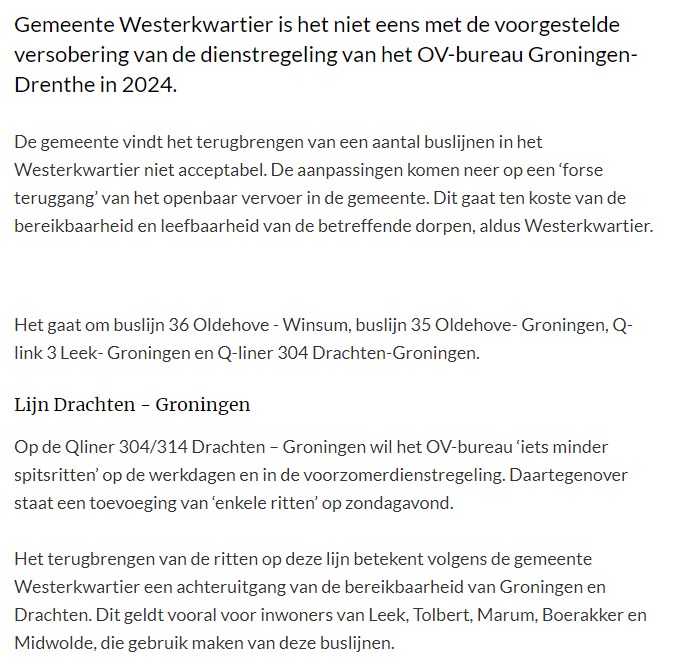 Nou,.... het gaat toch wel de andere kant op hoor!