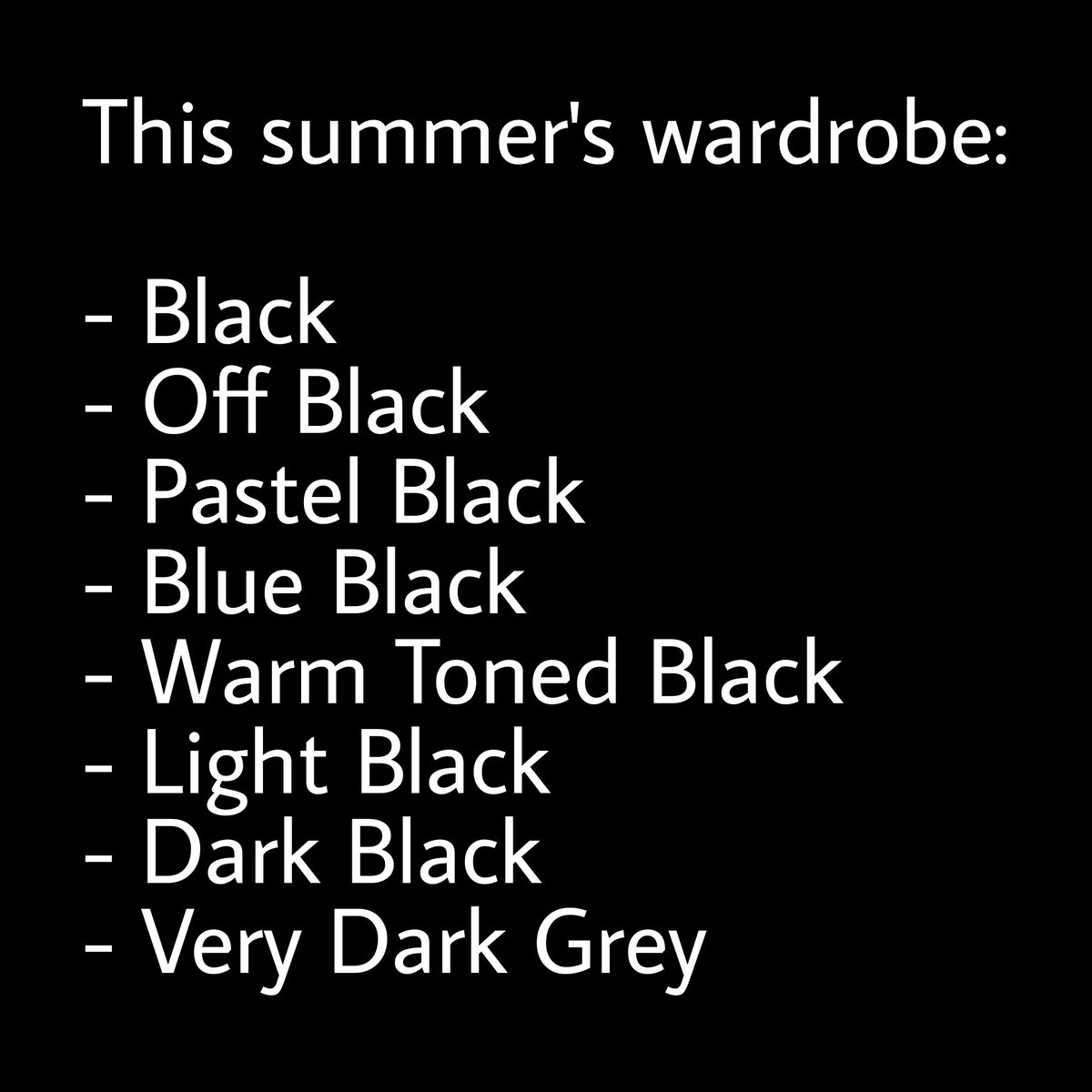 This summer's wardrobe
#goth #gothic #gothclothing